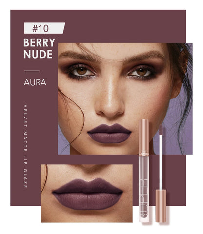 Wholesale O.TWO.O Lipstick Lip Gloss Makeup Waterproof Velvet 12 Colors Liquid Lip Stick Matte Long Lasting Sexy Red Lip Tint