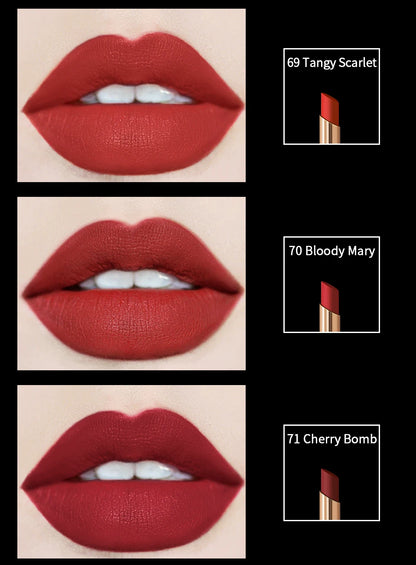 CHARMACY Long Lasting Waterproof Matte Nude Lipstick Luxury Korean Velvet Easy to Wear Lip Stick for Women Makeup Cosmetic