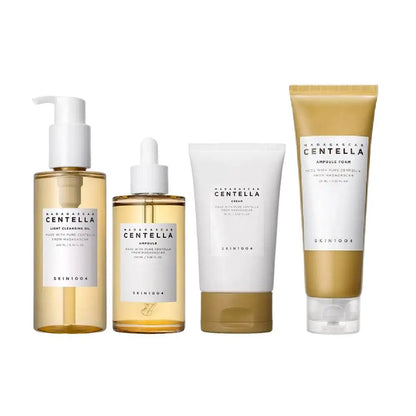Korean Skin1004 Centella Ampoule Toner Cleanser Face Serum Cleaning Oil and Moisturizer Cream Skincare Kit Original Products Set