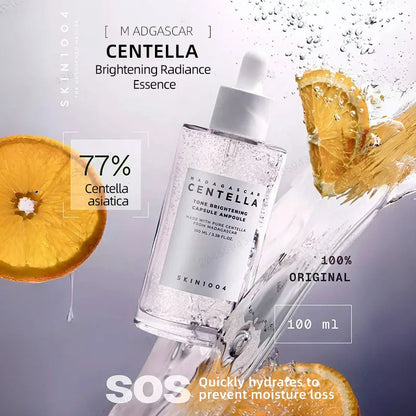 Korean Centella Brightening Capsule Ampoule Face Serum Moisturizing Cream and Makeup Cleaning Oil Skincare Original Products Set