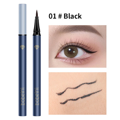 Waterproof Liquid Eyeliner Pen Cosmetic Lower Lashes Lying Silkworm Quick Drying 12 Hour Wear Ultra Fine Black Eyeliner Makeup