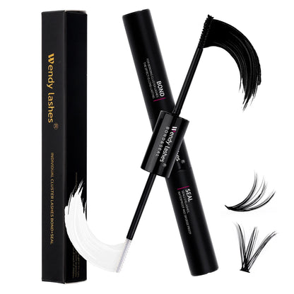 Wendy Lashes 60D/80D Lash Extension Kit 8-16mm Mix Lashes and Bond and Tweezers Faux Mink Eyelash Cilios Eyelash Supplies