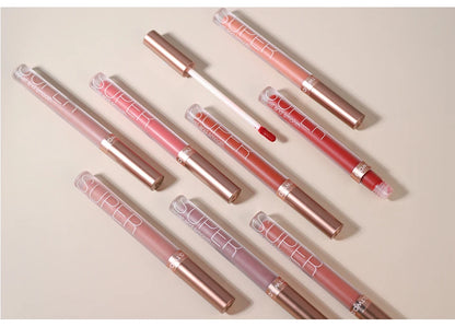 Wholesale O.TWO.O Lipstick Lip Gloss Makeup Waterproof Velvet 12 Colors Liquid Lip Stick Matte Long Lasting Sexy Red Lip Tint