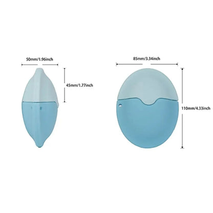 Silicone Suncream Roller Applicator Refillable Oval Isolation Lotion Cream Bottles Stitching Color Sunscreen Lotion Applicator