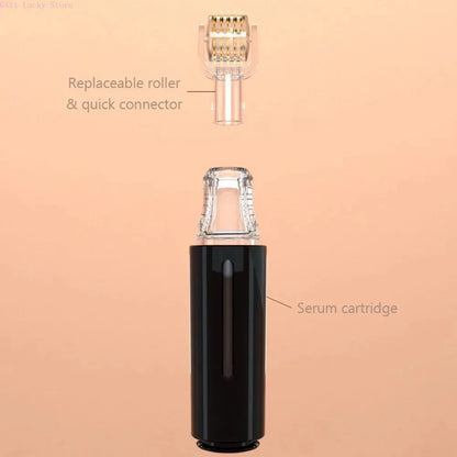 2025 New Skin Hydration Roller Micro Infusion System Oil Delivery Lip Plumper Face Brow Hair Scalp Serum Applicator Beauty Tool
