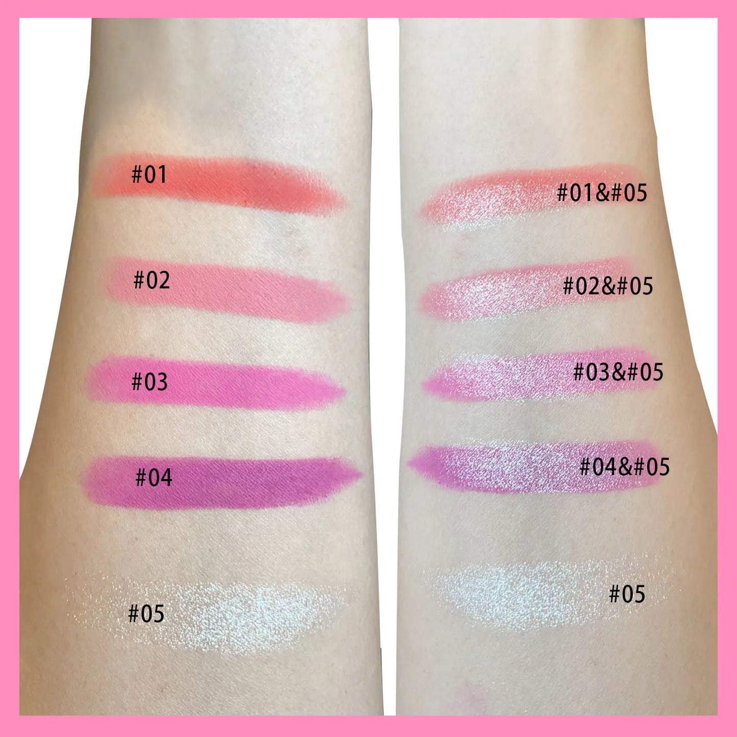 Pearl White Exhibitionist Lipstick Nude Red Pink Matte Lipstick Long Lasting Smudge Proof Waterproof Non-Transfer Formula