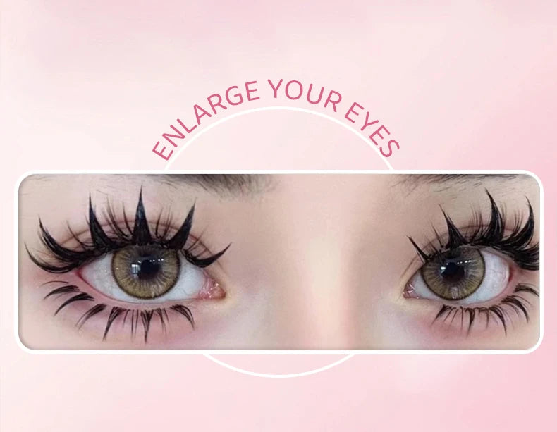 DINGSEN 5 Pairs Manga Lashes Eyes Lashes Soft Natural Long Eyelashes Fake Lashes Anime Wispy Strip False Eyelashes Makeup