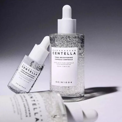 Korean Centella Brightening Capsule Ampoule Face Serum Moisturizing Cream and Makeup Cleaning Oil Skincare Original Products Set
