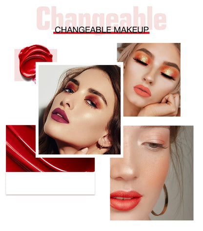 O.TWO.O 2 IN 1 Matte Lipstick&Liquid Lipstick 12 Colors Makeup Lip Glaze Waterproof Batom Lip Cosmetics Silky Texture