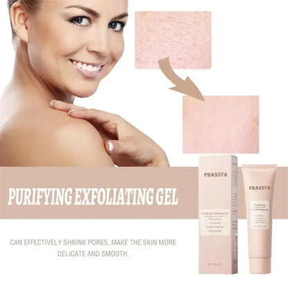 Revitalize Skin Fruit Acid Peeling Gel Facial Cleansing Exfoliating Peeling Scrub Deep Clean Acne Blackhead Remove Face Cleanser