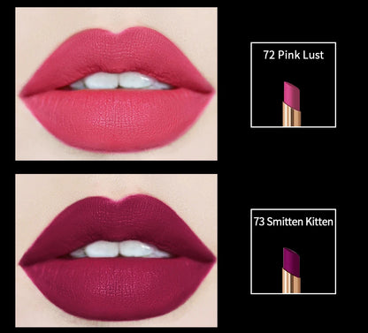 CHARMACY Long Lasting Waterproof Matte Nude Lipstick Luxury Korean Velvet Easy to Wear Lip Stick for Women Makeup Cosmetic