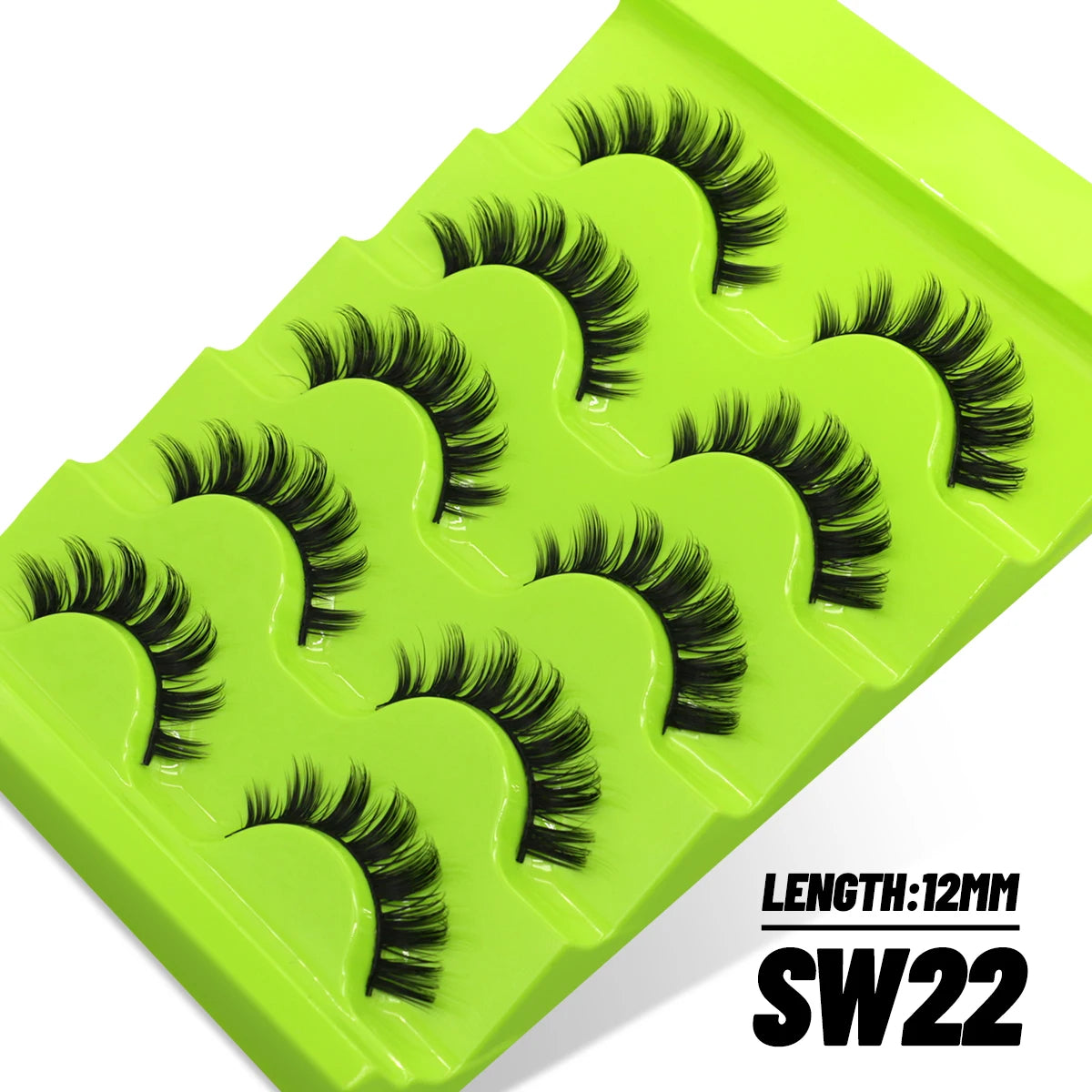 Manga Lashes Cat eye 3D Natural False Lashes Eyelashes Natural Look Manga Lashes Soft Cross Wispy Natural Eyelash Extension